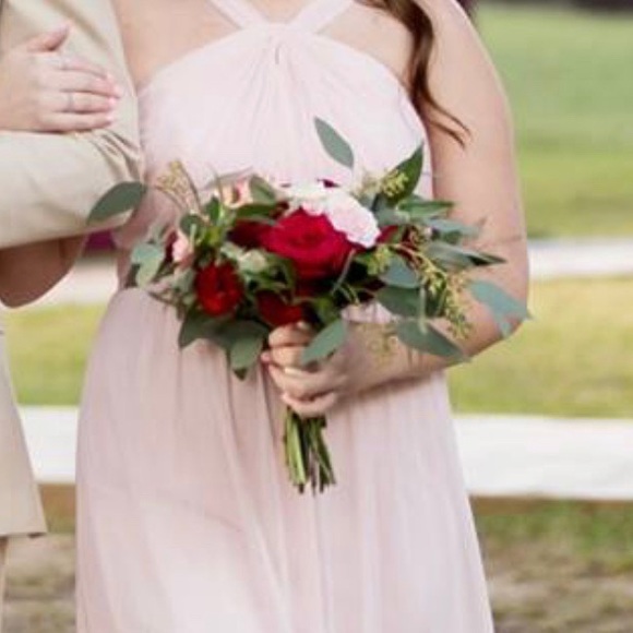 David’s Bridal Blush Dress - Picture 3 of 4